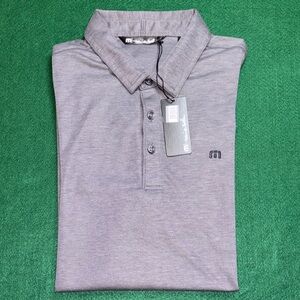 Travis Mathew Classic Gray Polo Shirt